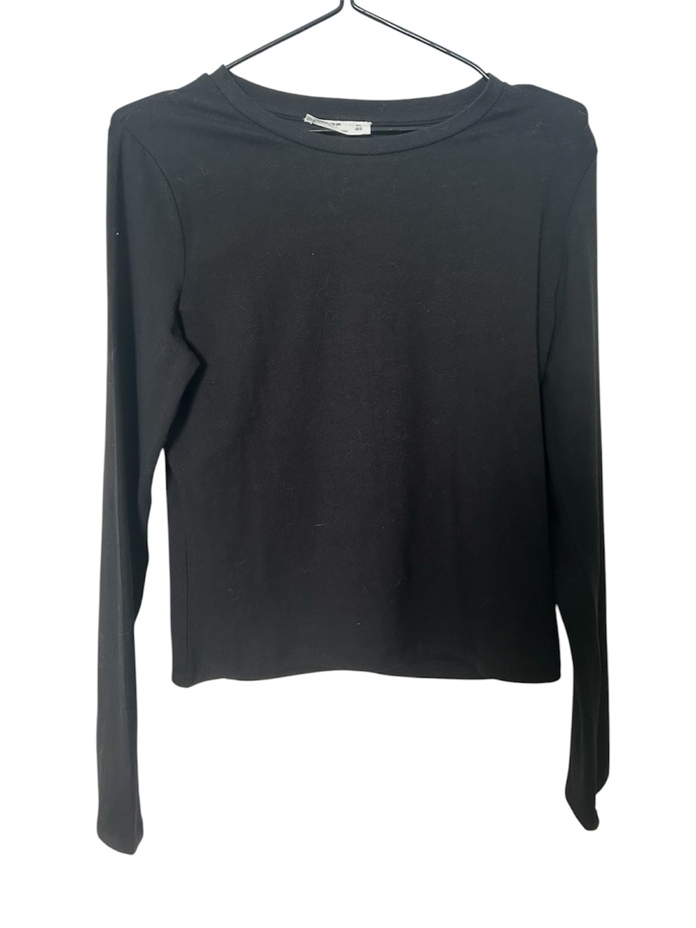 COTTON ON ALL DAY BLACK Fitted Long Sleeve Tee XL X Large